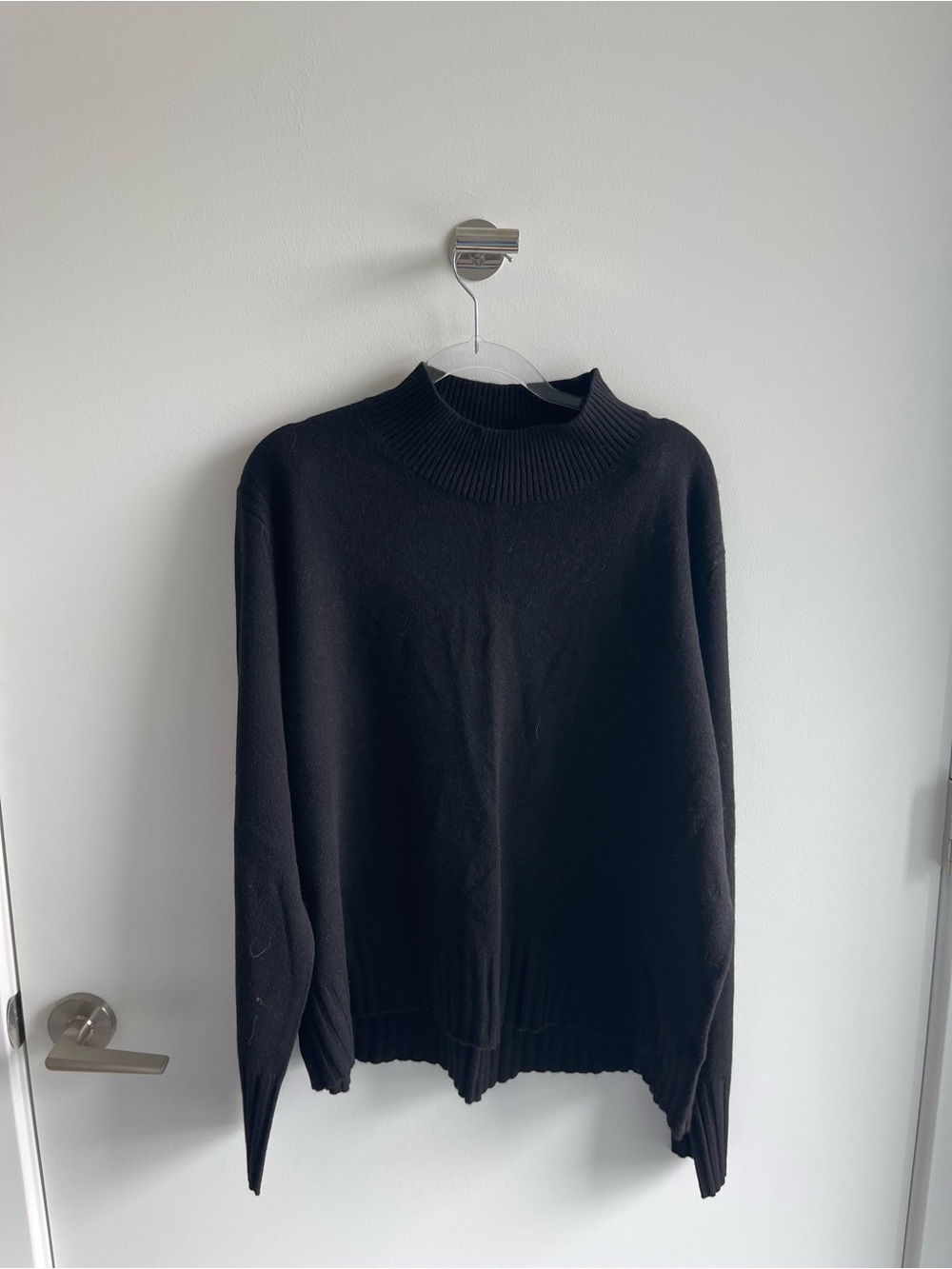 J Crew Cashmere Black Sweater